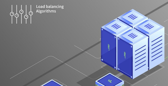 load Balancing Algorithms라고 좌측에 적힌 파랑색 서버와 연결 구성